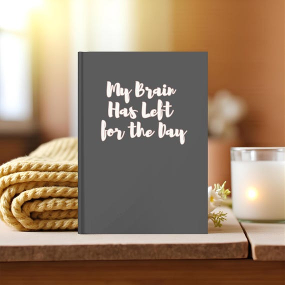 Cognitively Drained Journal for Mental Clock-Out Moments