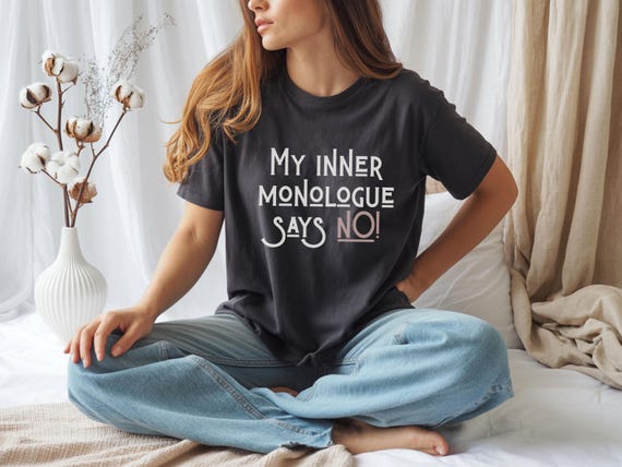 Overstimulated Shirt for Quiet People Pleasers - Dry Humor Graphic Tee