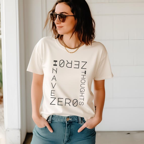 Brain Fog Shirt for Mentally Overloaded Adults - Minimalist Graphic Tee