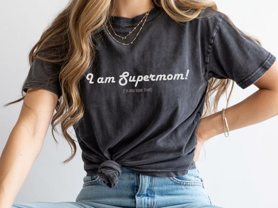 Tired Mom Shirt for Mentally Loaded Mothers - Dry Humor Graphic Tee