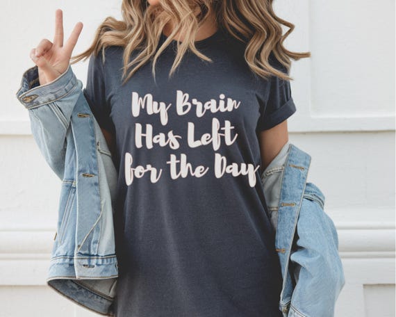 Mentally Done Shirt for End-of-Day Office Workers - Dry Humor Graphic Tee