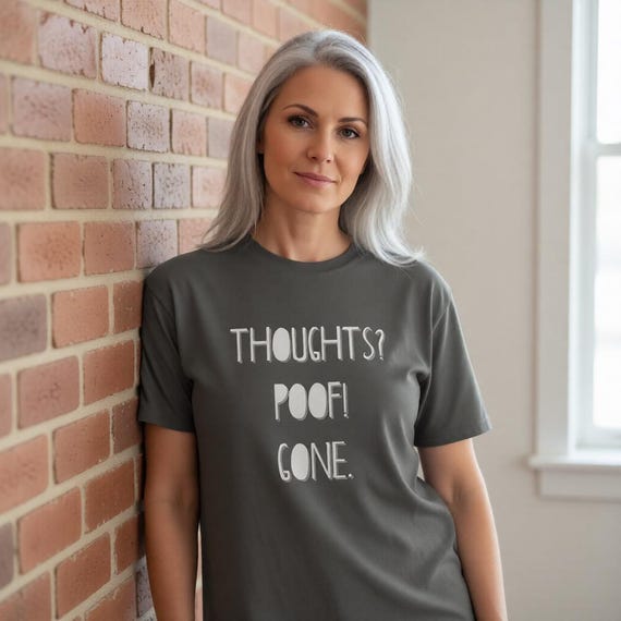 ND-Affinity Brain Fog Shirt for Mentally Checked-Out Adults - Dry Humor Graphic Tee