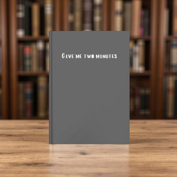 Buffering Brain Journal for ND-Adjacent Office Workers - Give Me Two Minutes Notebook