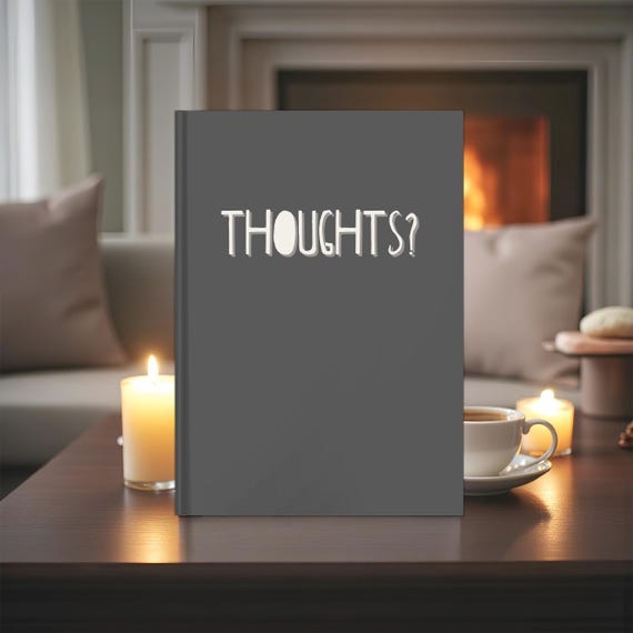 Brain Fog Journal for Overthinking Students - Thoughts? Brain Dump Notebook