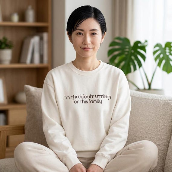 I'm the Default Settings Sweatshirt - Mentally Loaded Moms Crewneck